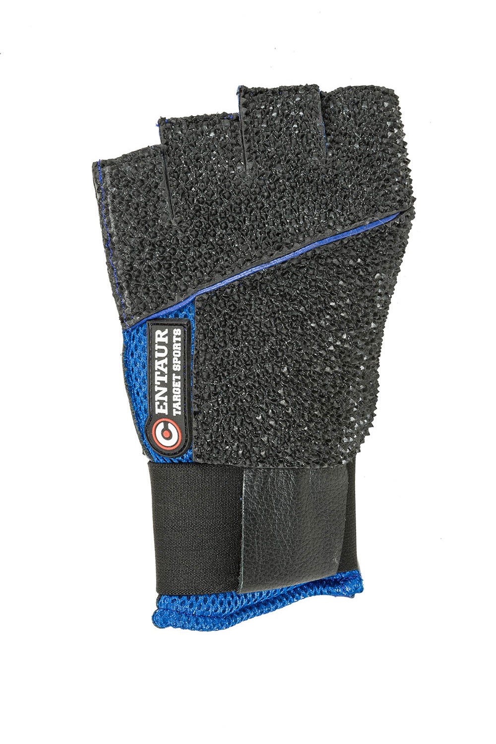 Centaur Match fingerless padded ventilated ISSF compliant target shooting glove - back view - low resolution