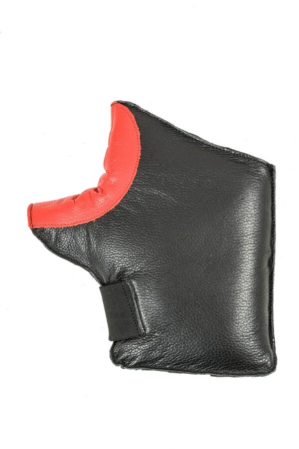 Centaur ambidextrous padded target shooting mitt - palm view - high resolution