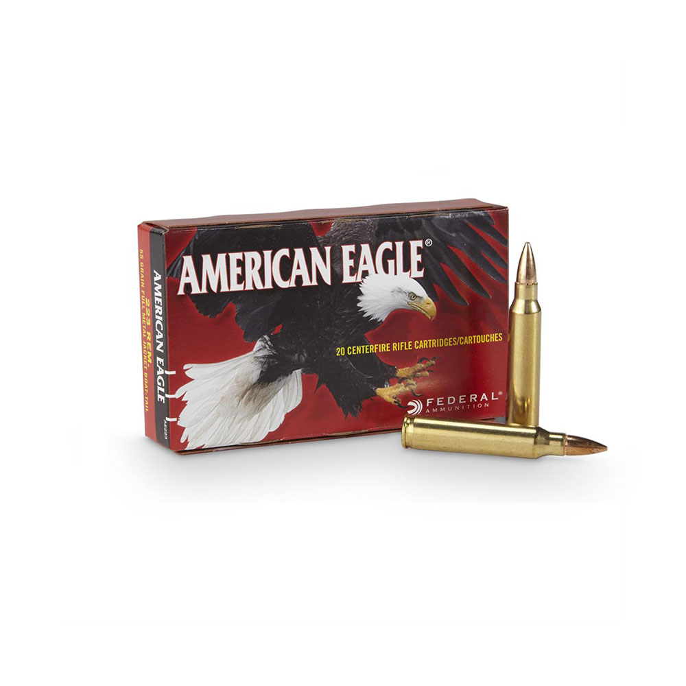 American Eagle .223 55gr FMJ ammunition