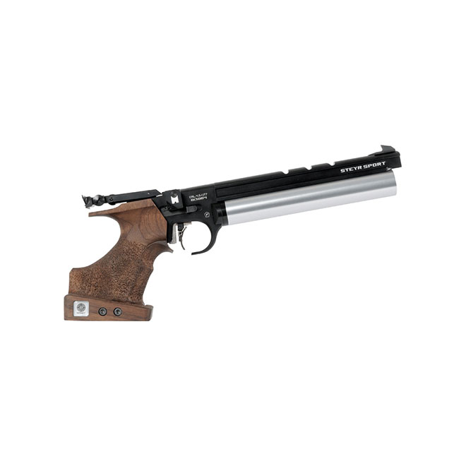 LP50 Target Air Pistol Black with Silver Cylinder